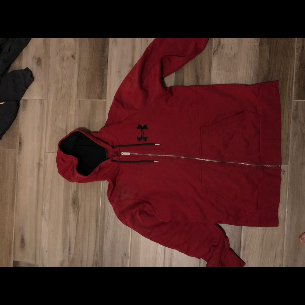 Red under armor jacket